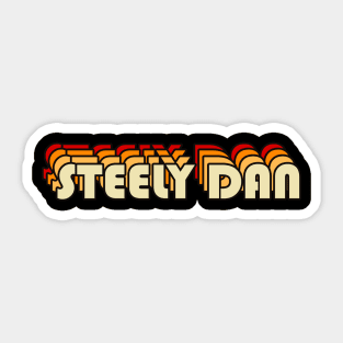 Retro Steely dan Sticker